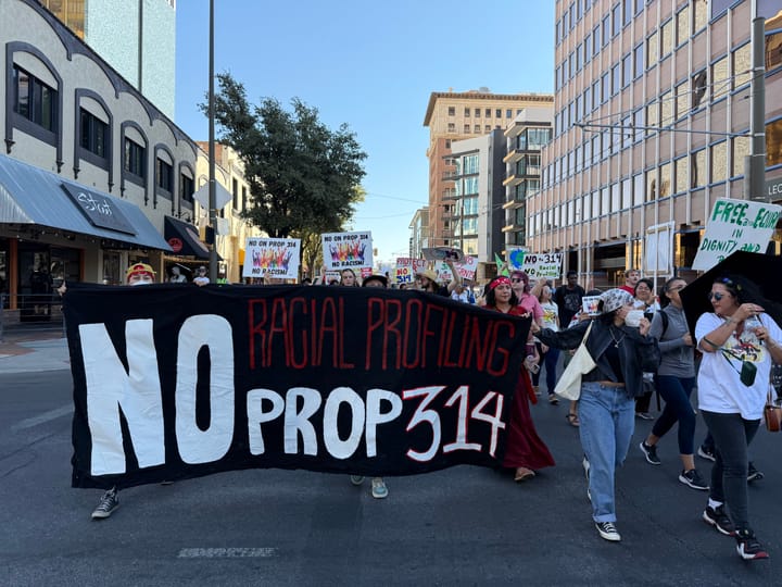 Tucsonans turn out to march against Prop. 314